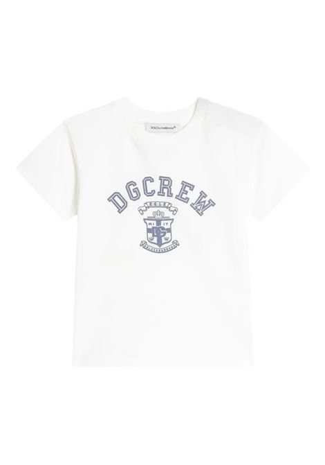 T-shirt con stampa DOLCE & GABBANA KIDS | L1JTEY G7PUDW0111